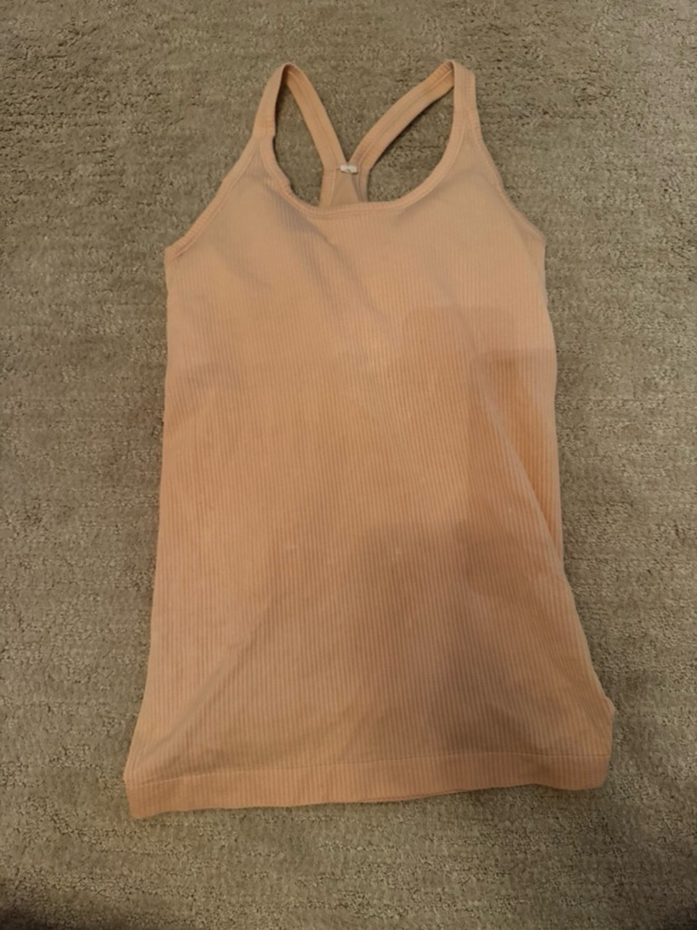 Lululemon Peach Racerback Tank